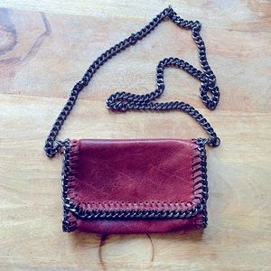 Made in Italy/Real leather crossbody bag/clutch